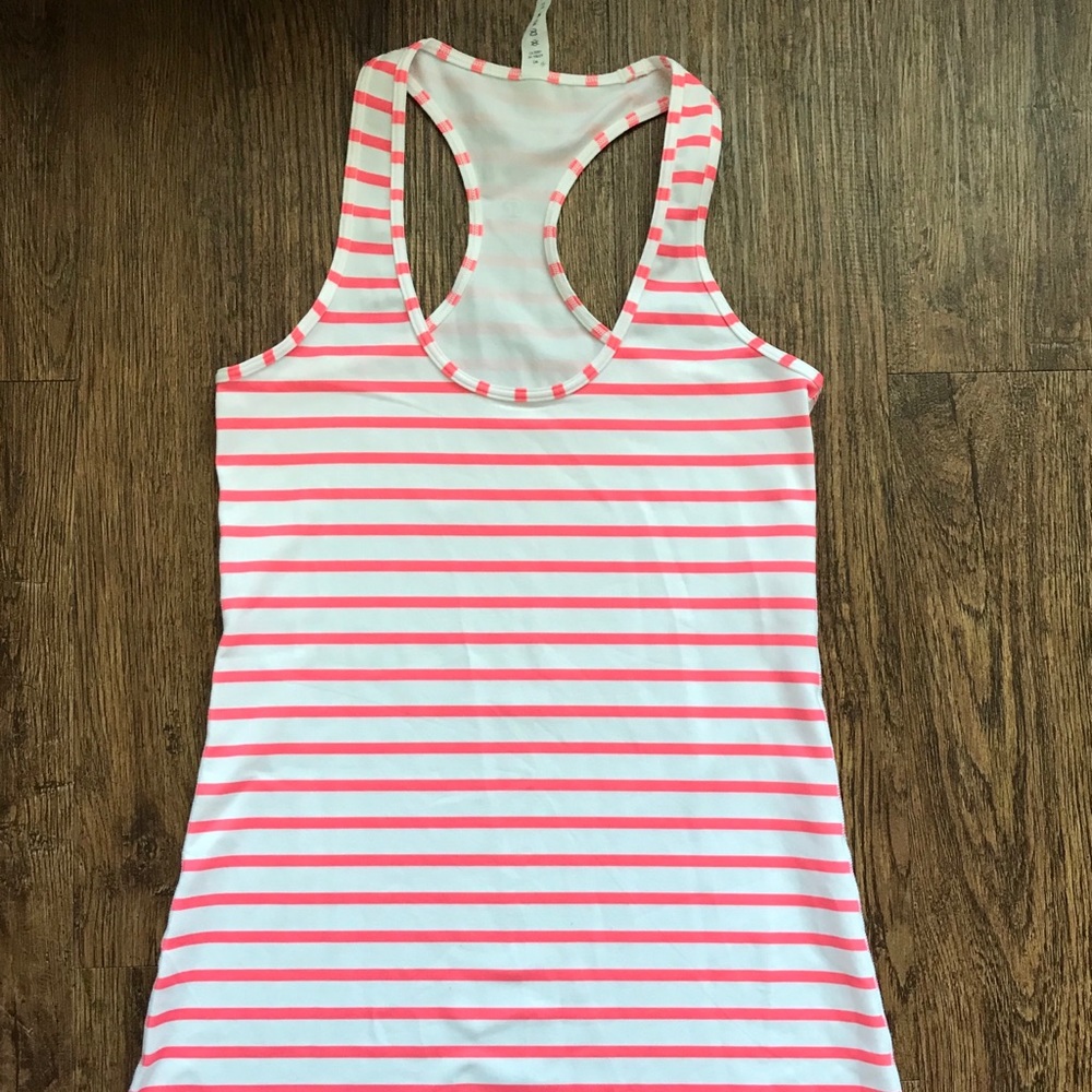 Lululemon Cool Racerback Size 6 Yachtie Stripe